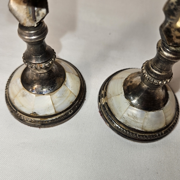 Vintage Letter Hand Note Clip Silver Plate Mother of Pearl Paris 1889 Berkeley - Picture 6 of 12